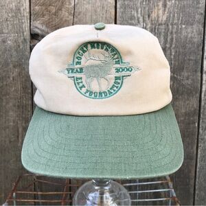 Vintage 2000 Rocky Mountain Elk Foundation Strapback Cap Hat